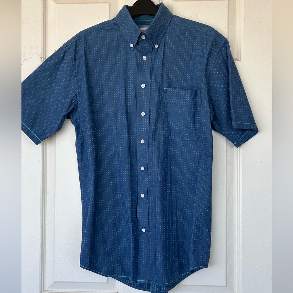 Panhandle Rough Stock Men’s Button Down Shirt Short Sleeve Size‎ Small